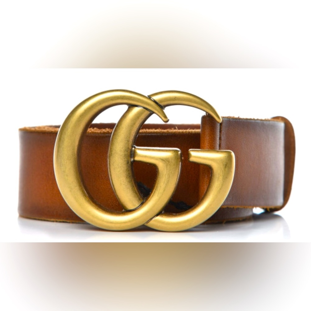 GUCCI
Faded Calfskin Double G 40mm Belt 70 28 Cuir